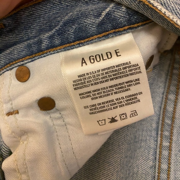 Agolde Riley denim, size 24 - Picture 3 of 6